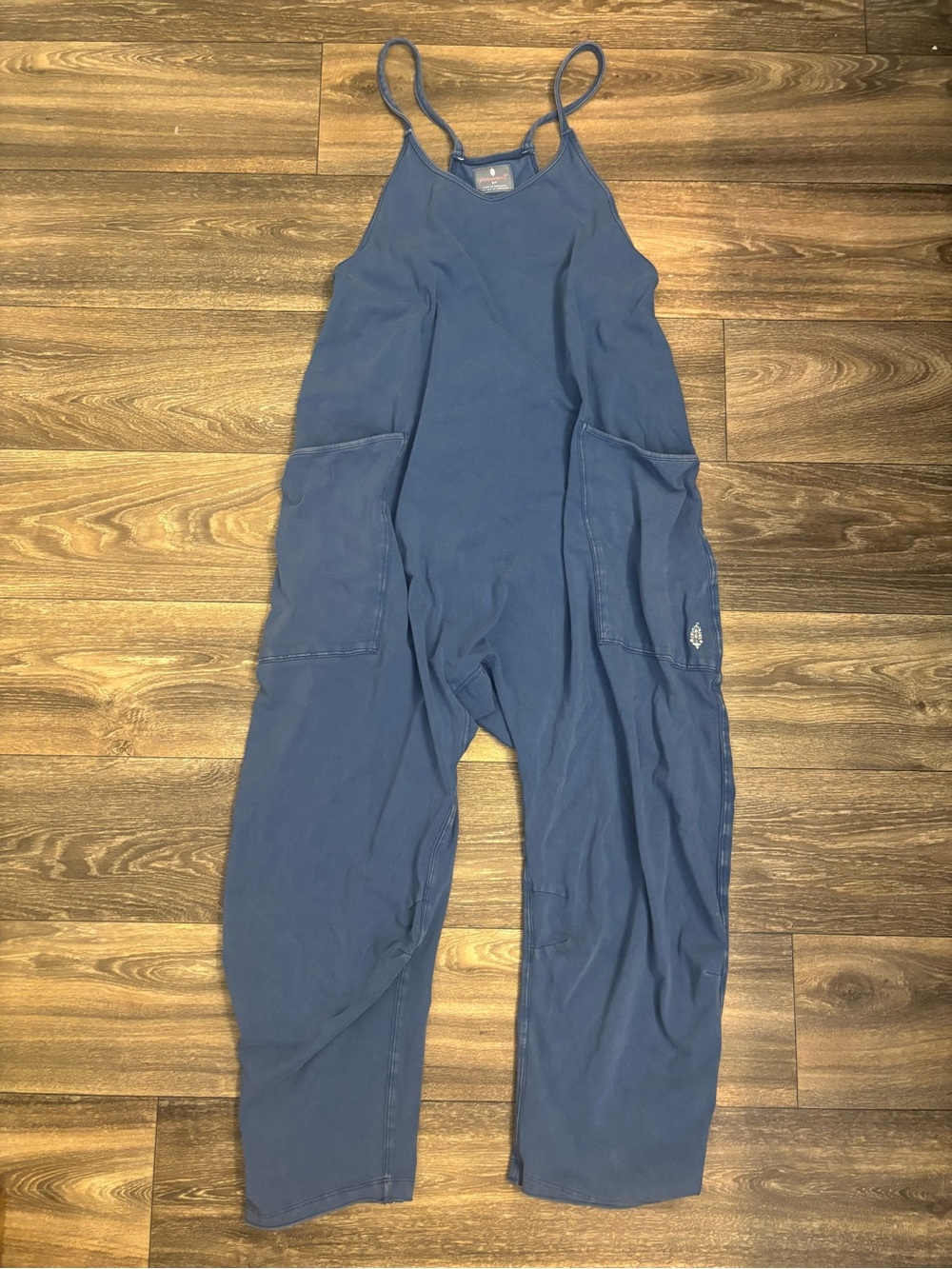 Free People Movement Hot Shot Onesie Blue Size S